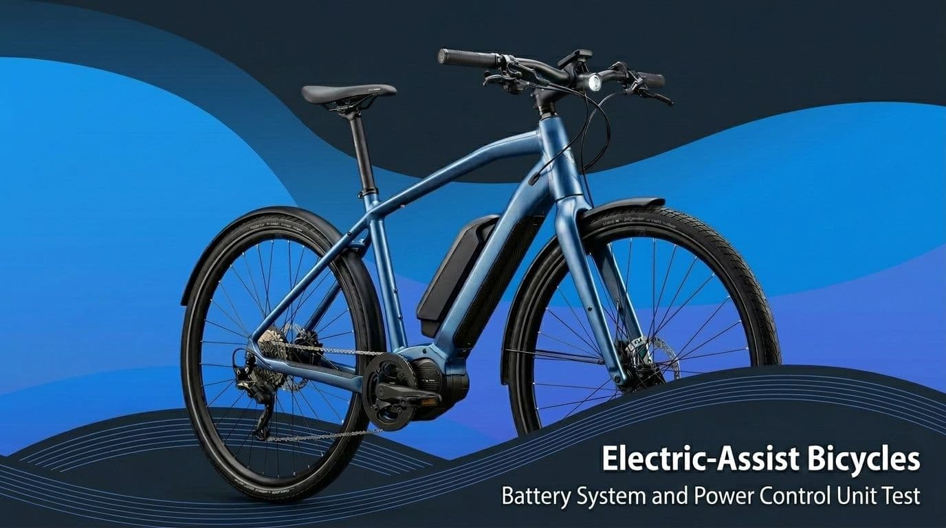 [Customer Case] Electric Assist Bicycle Battery System Testing